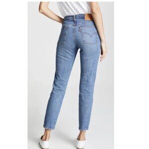 Levi's Wedgie High Waisted Button Fly Casual Denim Jean - Light-Medium Wash